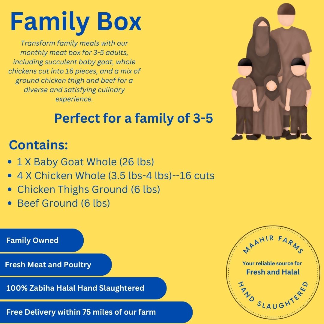 Family Box - Best for a family of 3-5 (42 pounds)